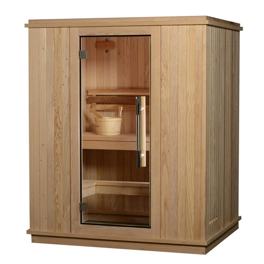 Almost Heaven Madison indoor sauna, 2–3 person compact size.